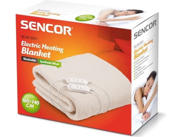 Sencor SUB 291, 140 mm, 160 mm, Polyester, Syntetisk, Låda