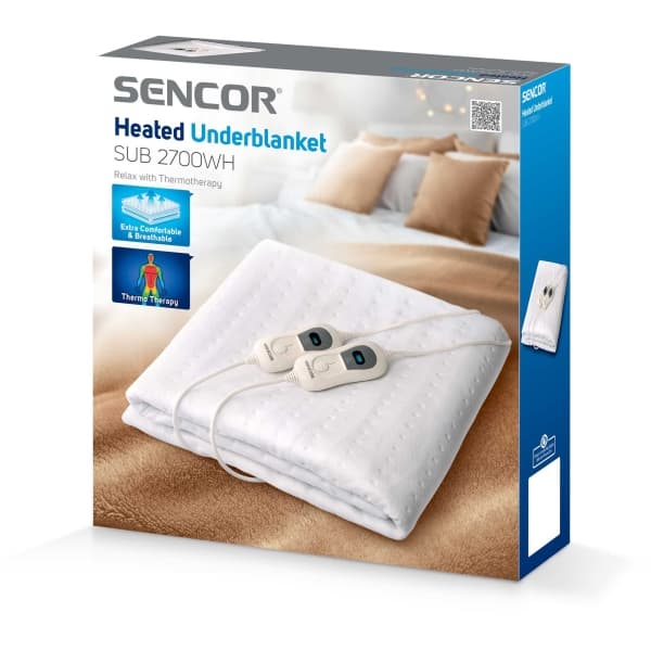 Sencor SUB 2700WH - Värmande underlägg - vit