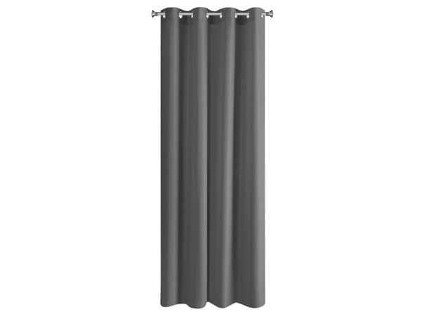 Eurogardiner Enfarget gardin RITA 140X250 PRZEL Grafitt