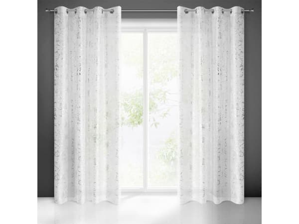 Eurofirany FIRANA GOTOWA FEZA 140X250 CM VALKOINEN