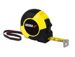 Dedra Tape measure 25mm/8m with rubber case - M875