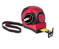 Dedra utdragbart måttband 25mm/5m aoto måttbandslås vändbart - M592P