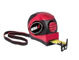 Dedra Tape measure 25mm/8m, double-sided rubber case with a magnet - M892P
