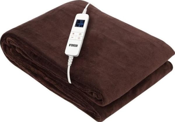 NOVEEN ELEKTRISK TÆPPE EB655 BRUN SUPER BLØD 180X130CM