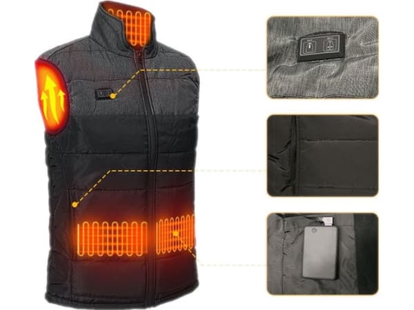 MOZOS HV2 UNISEX ELECTRIC HEATED VEST M