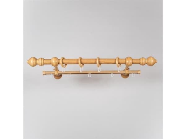 Gesimssett Domoletti, 200 cm, Ø 28 mm, eik