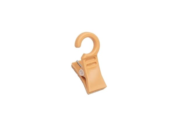 CLIPS FOR RING PL. BEIGE D28 (30)