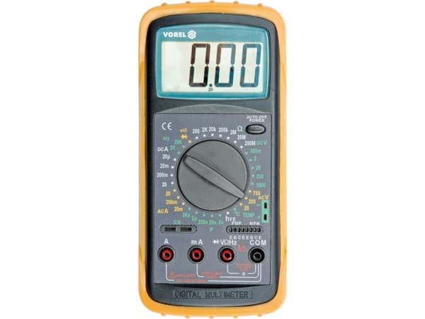 VOREL DIGITAALINEN YLEISMITTAUS + LÄMPÖTILAN MITTAUS 81784