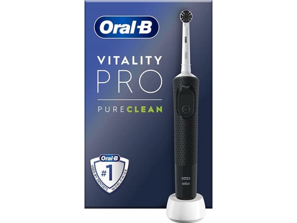 Braun Oral-B Vitality Pro D103 Pure Clean black, electric toothbrush (black/white, black/White)