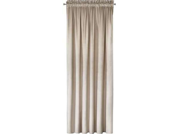 Eurofirany Welwet Koristeellinen verho Melanie Beige 140x270