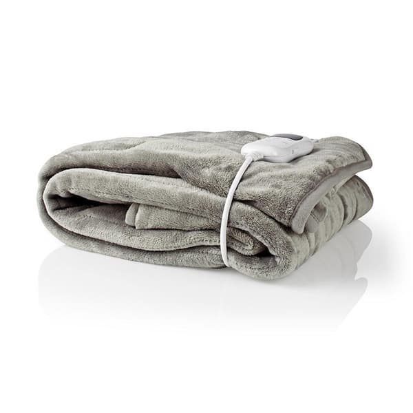 Nedis Elektrisk Filt | Filt | 1 Person | 180 x 130 cm | 9 Värmeinställningar | Tvättbar | Överhettningsskydd | Digital kontroll | Fleece