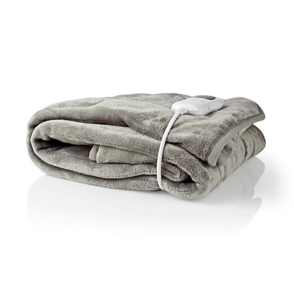Nedis Elektrisk Filt | Filt | 1 Person | 180 x 130 cm | 9 Värmeinställningar | Tvättbar | Överhettningsskydd | Digital kontroll | Fleece