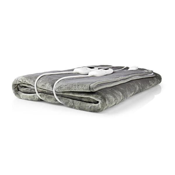 Nedis Elektrisk Teppe | Underblanket | 2 Personer | 160 x 140 cm | 9 Varmeinnstillinger | Vaskbar | Overopphetings vern | Digital regulator | Fleece /