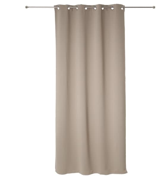 Atmosphera Blackout Linen Curtain 140X260 N