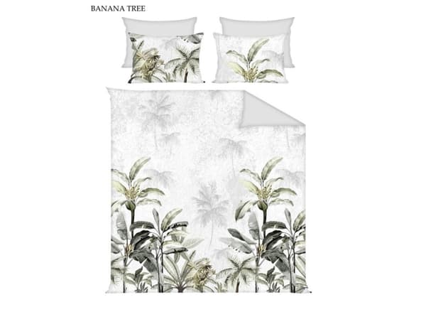 Domoletti Bed Cov Set Cotton Banana Tree 200X220