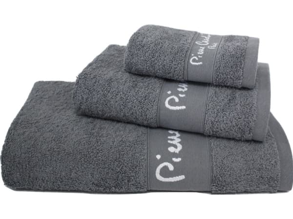 Pierre_Cardi Towel Setx3 Pier Card 1117 Morn Grey 450