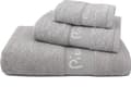 Pikkukuva 2 / 2: Pierre_Cardi Towel Setx3 Pier Card 2224 Silver 450Gsm
