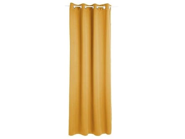 Atmosphera Blackout Ochre Curtain 140X260 Rings N