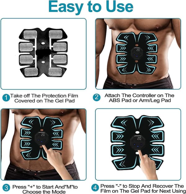 INF EMS Abs Trainer - Muskelstärkande och Toning