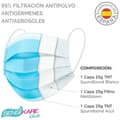 Miniatyrbillede 7 af 9: Box of hygienic masks SensiKare 50 Dele (12 enheder)