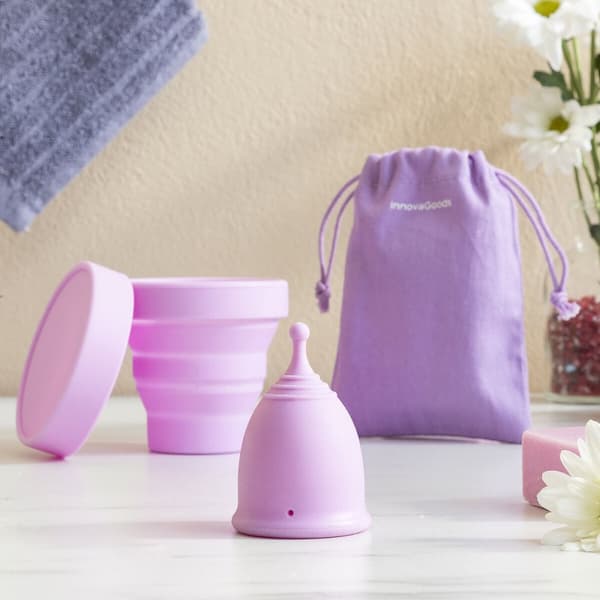 Menstruationskop med tilbehør Kuppy InnovaGoods - L