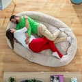 Miniatyrbillede 4 af 11: Hundeseng til mennesker | Human Dog Bed XXL InnovaGoods Beige