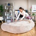 Miniatyrbillede 8 af 11: Hundeseng til mennesker | Human Dog Bed XXL InnovaGoods Beige