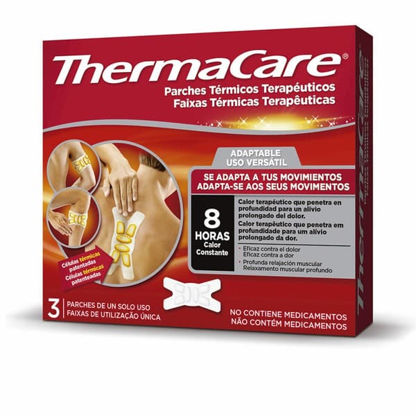 självhäftande och värmande kroppsplåster Thermacare Thermacare (3 antal)