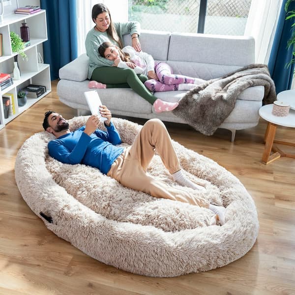Koiran vuode ihmisille | Human Dog Bed XXL InnovaGoods Beige