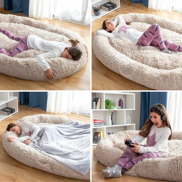 Koiran vuode ihmisille | Human Dog Bed XXL InnovaGoods Beige