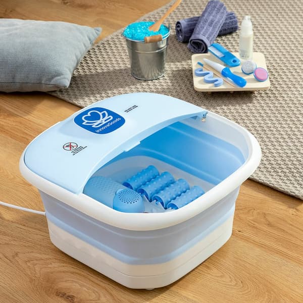 BRUGT Sammenklappeligt fodbad med ruller og hydromassage Footopy InnovaGoods (Refurbished A)