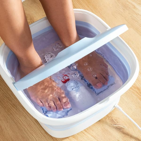 BRUGT Sammenklappeligt fodbad med ruller og hydromassage Footopy InnovaGoods (Refurbished A)