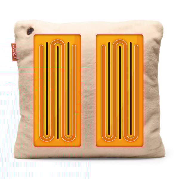 Kodikas Una Tekoturkis / Teddy Lämmitystyyny - 45x45 - 10 000mAh - Beige
