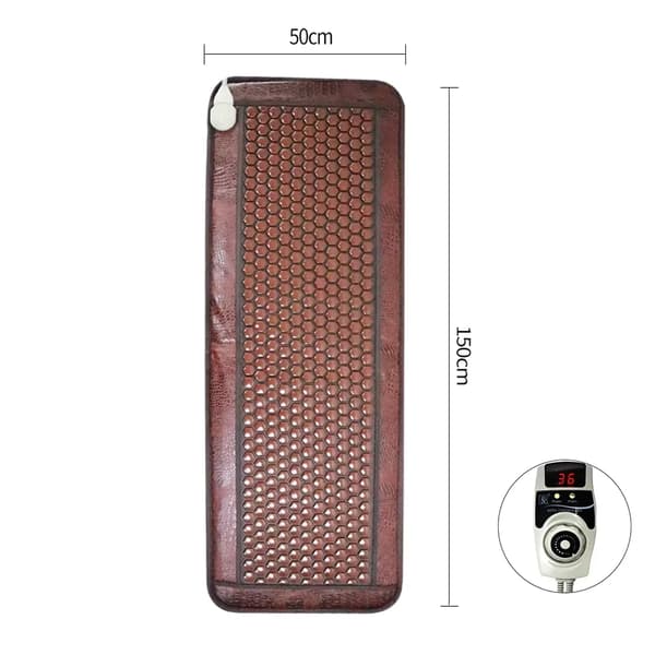 Elvärme Massage Matta, Infraröd Fysioterapi, Justerbar Temperatur,150x50cm