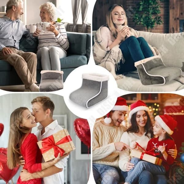 TD® Intelligent konstant temperatur elektrisk fotvärmare, fotvärmare, uppvärmda skor, uppvärmda stövlar