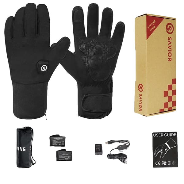 Vintervarmehandsker, Touch Screen-funktion, Justerbar opvarmningstemperatur,S20 Opvarmet-a, L