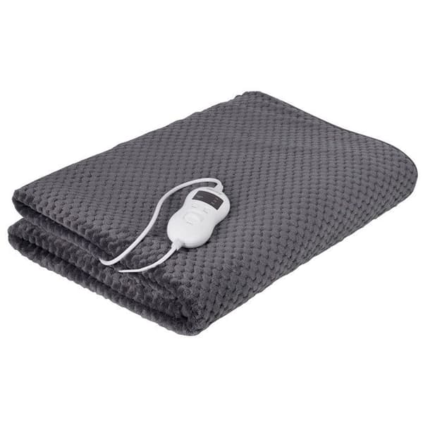 Elvärmare 150x100cm 5 Temperaturinställningar, Tvättbar Timer 60 W Camry CR 7416 85W Grå 32465