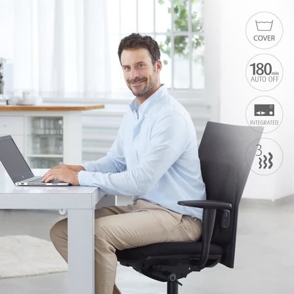 Ergonomisk uppvärmd kudde - MEDISANA OL 300 - Förbättrar sittställningen - 3 temperaturnivåer