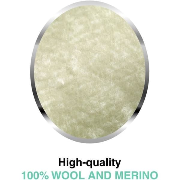 Värmemadrass - Imetec - 1 plats 100% ull och merinoull. 150 x 80 cm - snabb uppvärmning - 6 temperaturer - konstant temperatur