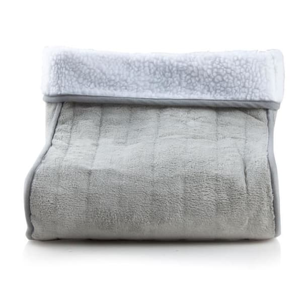 DOMO fotvärmare - Lindrar artros och stimulerar blodcirkulationen - 3 värmenivåer - Polyester - 30x30x24 cm