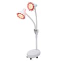 Miniatyrbillede 2 af 2: Infrarød Varmlampe, 275 Watt, 360° Drejelig Design,Dobbelt Hovedlampe