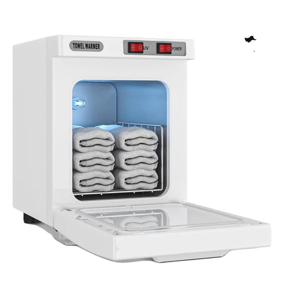 Pyyhelämmityskaappi, UV-desinfiointikaappi, 5L kapasiteetti, 80°C lämmitys,220V EU Plug