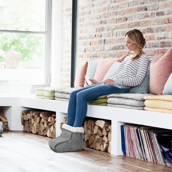 Fodvarmer - MEDISANA - FW 150 - 6 temperaturniveauer - Timer - Vaskbar - Varmer og lindrer