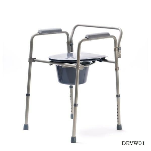 Polstrede Campingstol Vitea Care DRVW01 Składane Grå