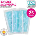 Miniatyrbild 4 av 7: Box of hygienic masks SensiKare 25 Delar (12 antal)