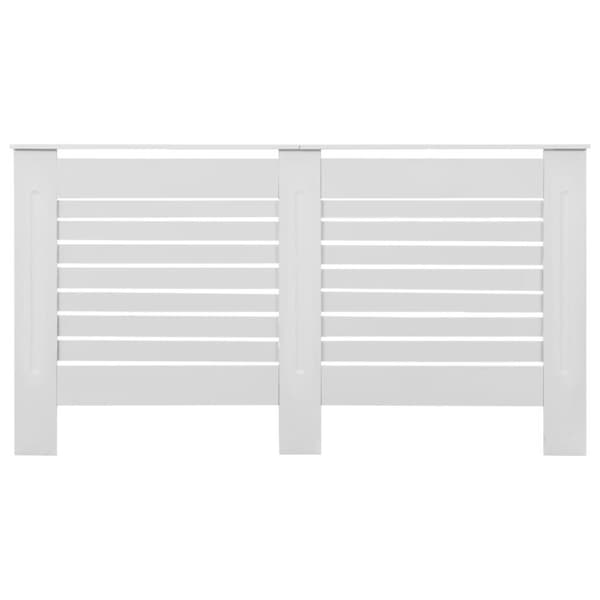 vidaXL Radiatordeksler 2 stk hvit 152x19x81,5 cm MDF