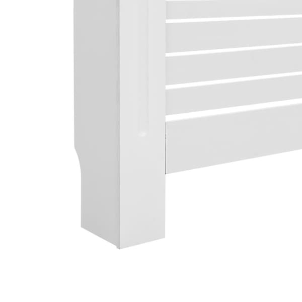 vidaXL Radiatordeksler 2 stk hvit 152x19x81,5 cm MDF