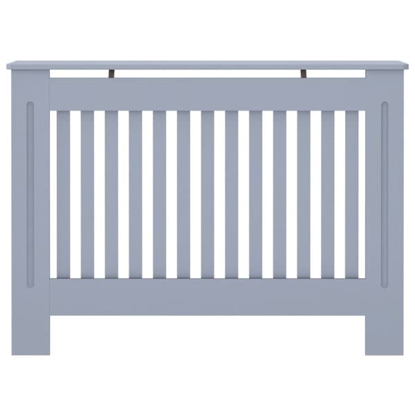 vidaXL Radiatordeksel antrasitt 112x19x81,5 cm MDF