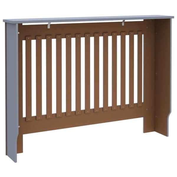 vidaXL Radiatordeksel antrasitt 112x19x81,5 cm MDF