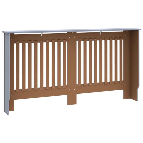 vidaXL Elementskydd antracit 152x19x81,5 cm MDF